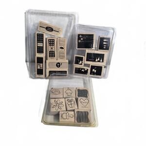 Stampin' Up! / Assorted Stamp Sets x3 / Holiday & Events